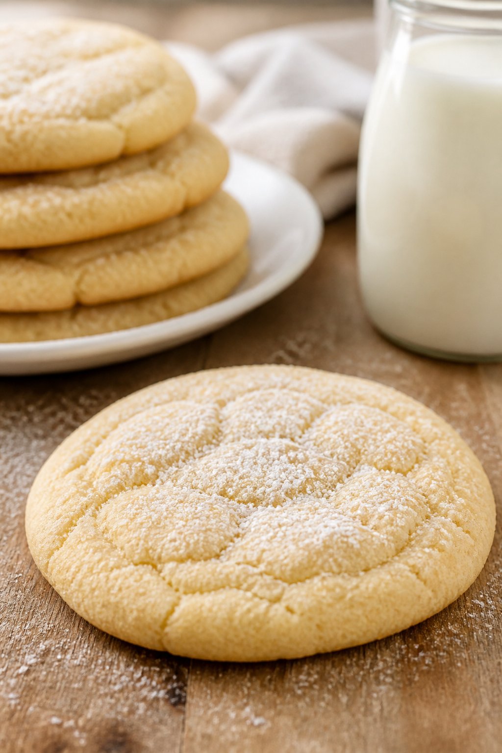Crumbl Sugar Cookie Recipe close-up, ready to serve