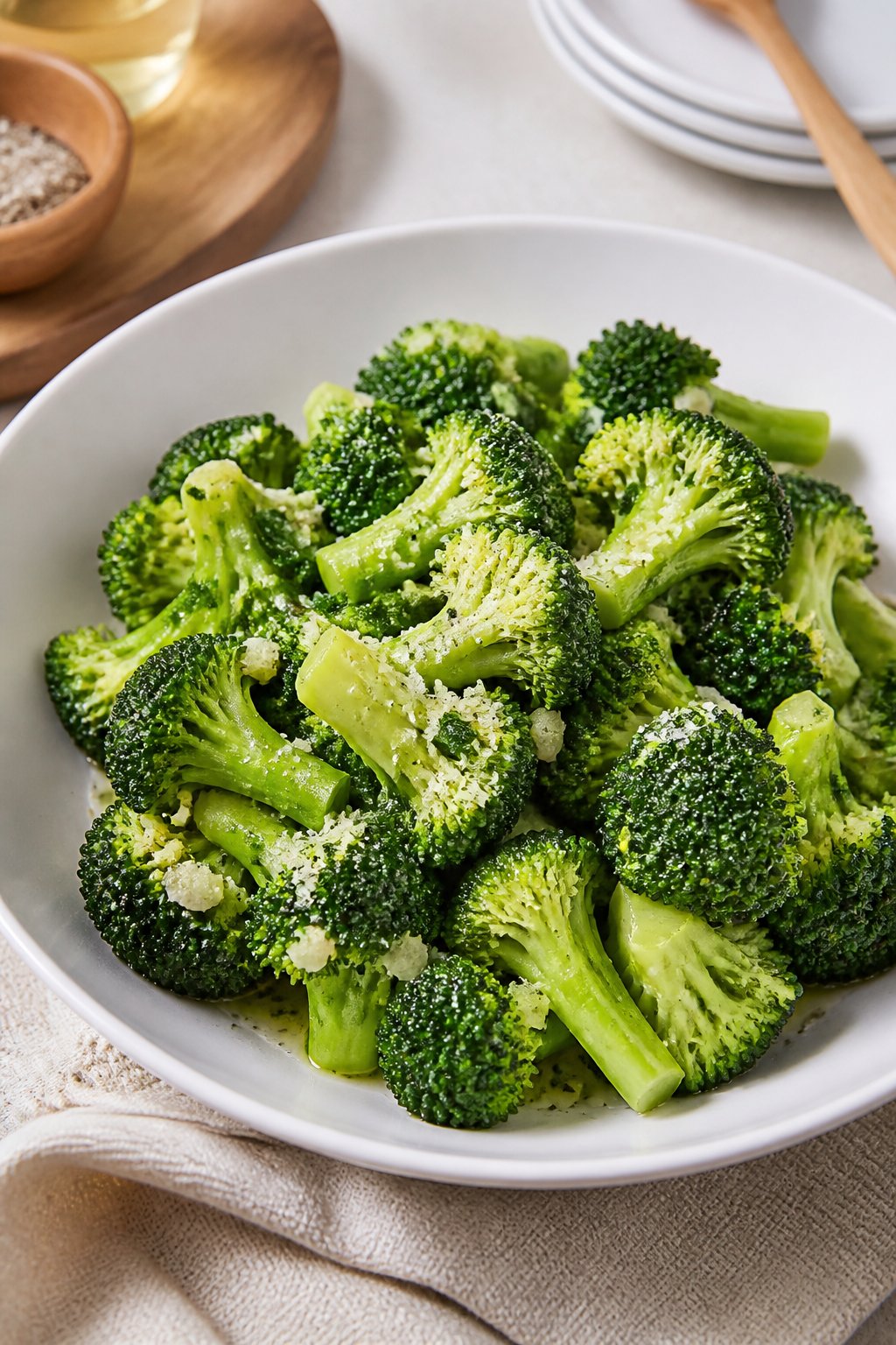 Applebees Broccoli Recipe close-up, ready to serve