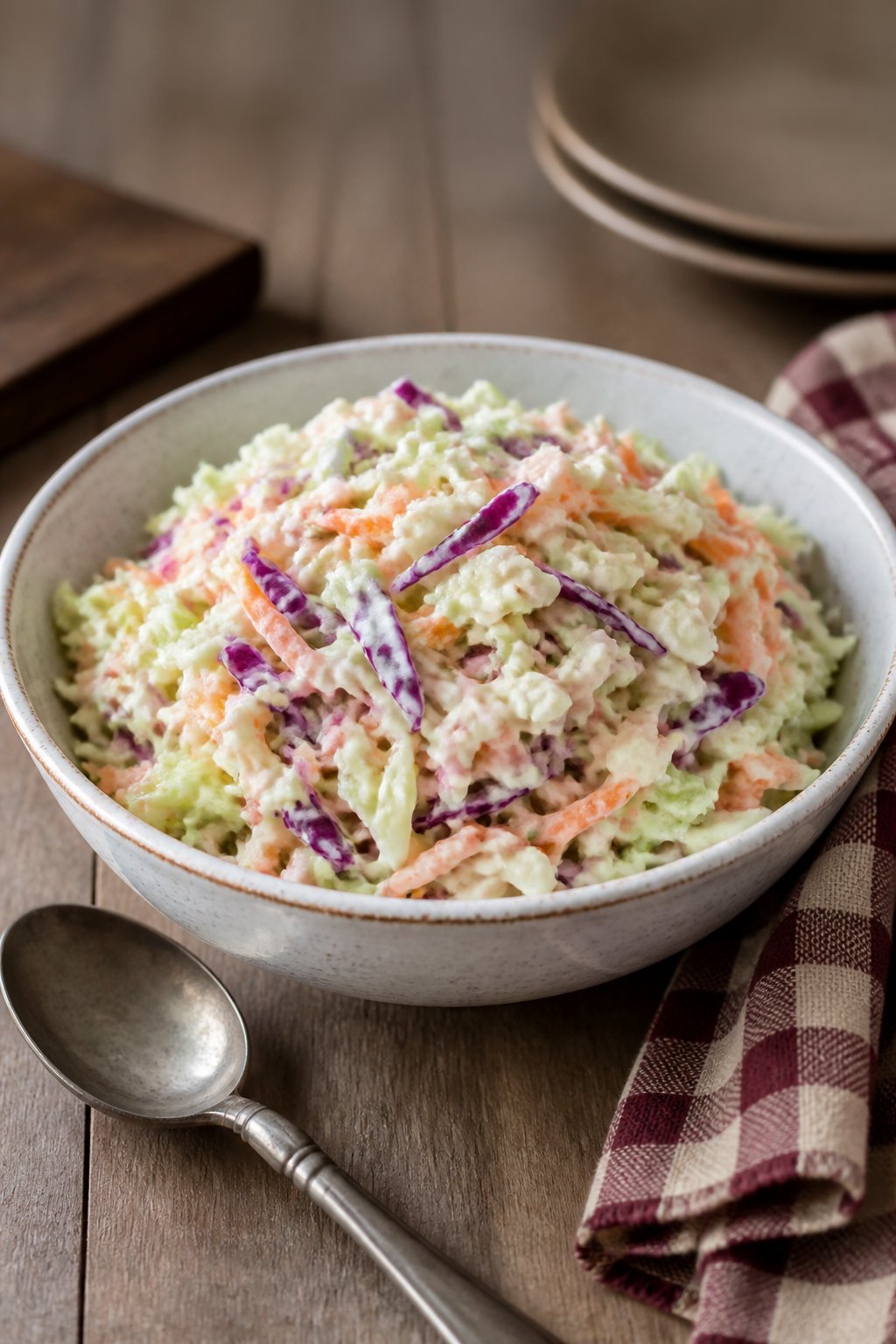 Jack Stack Coleslaw Recipe close-up, ready to serve