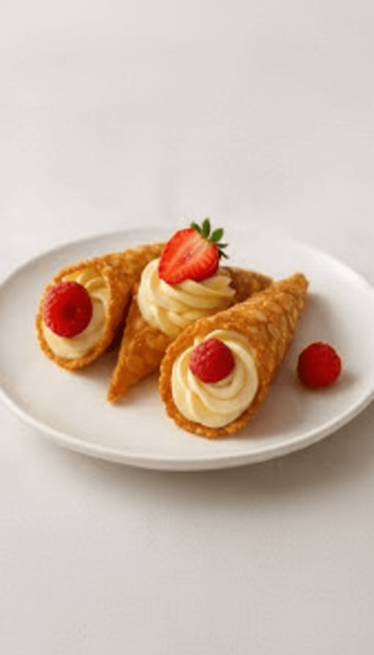 Cheesecake Almond Cone 