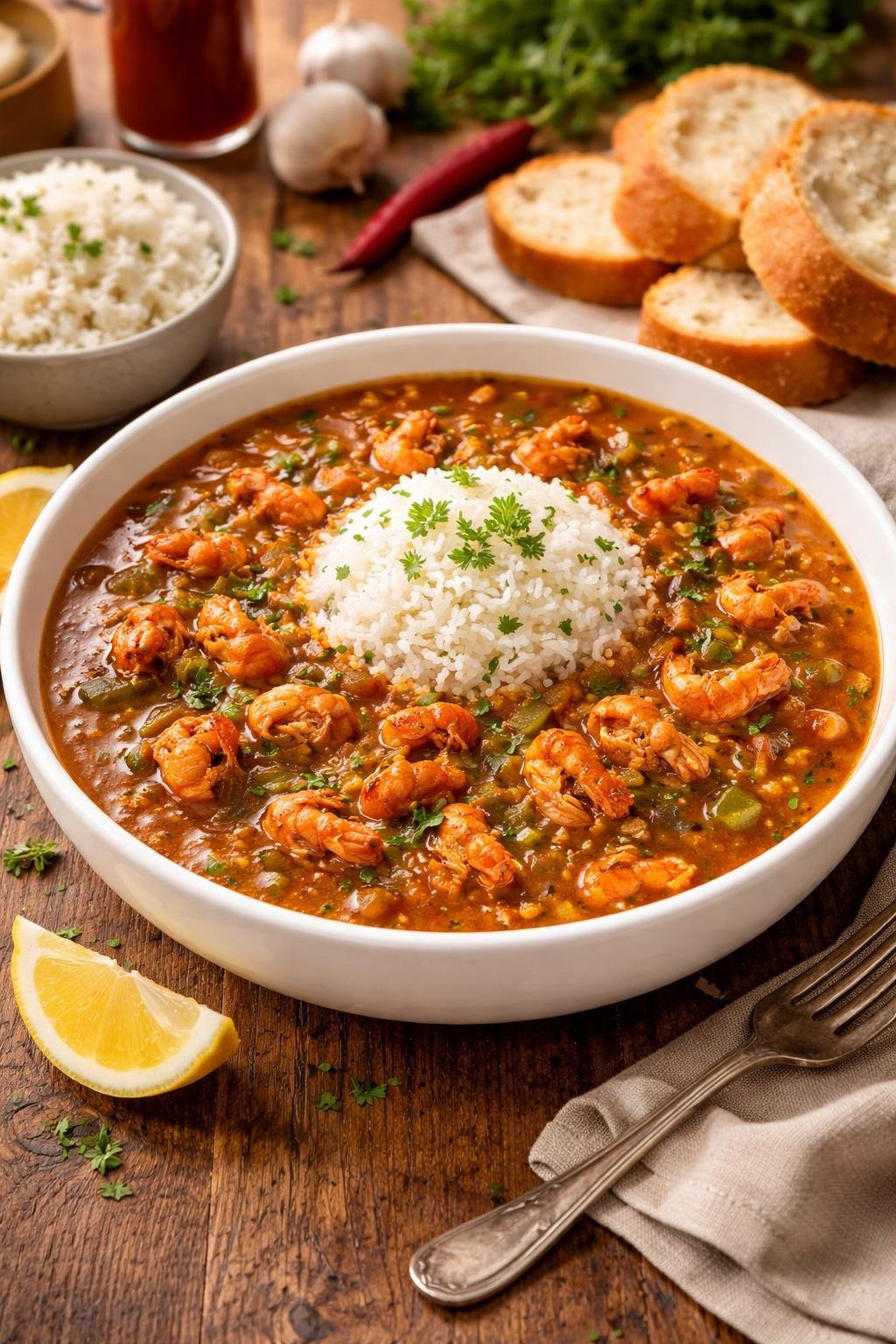 Cajun Ninja Crawfish Etouffee