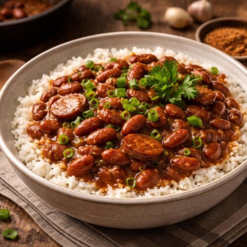 Cajun Ninja Red Beans And Rice Recipe