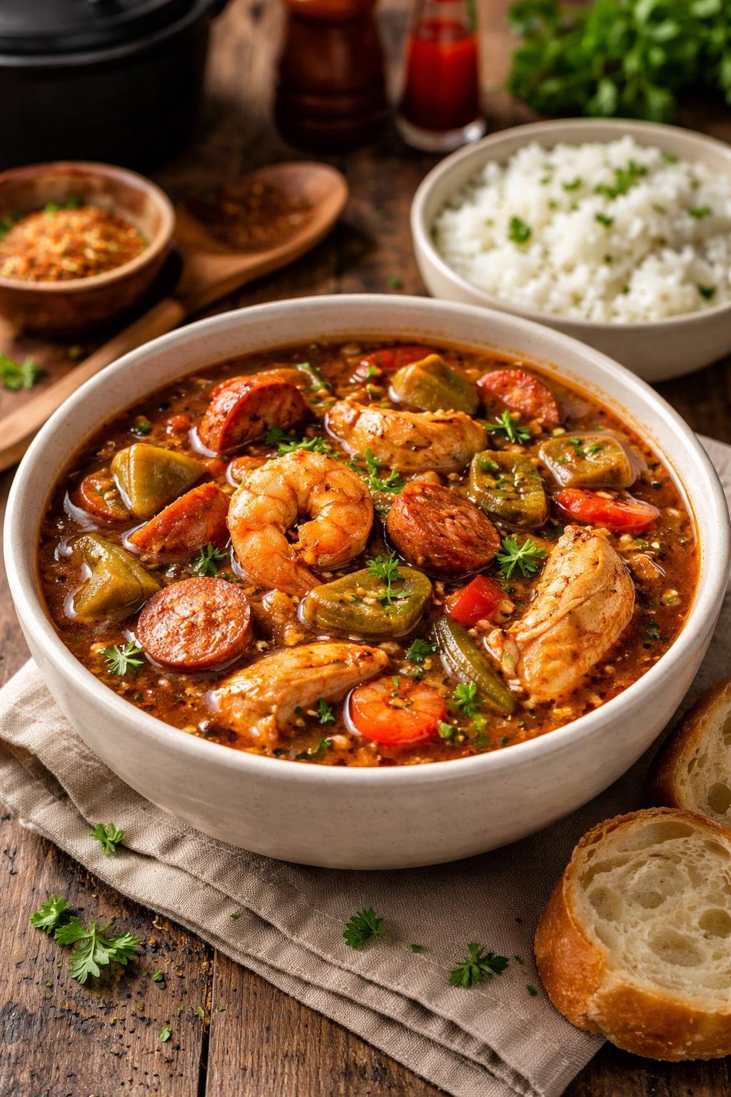 Justin Wilson Gumbo 
