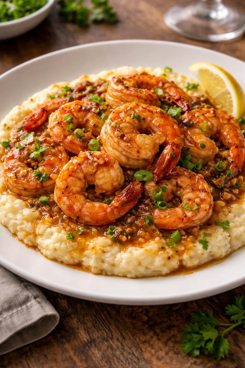 Pappadeaux Shrimp And Grits 