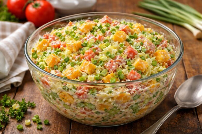 Aunt Myrna's Party Cheese Salad Recipe