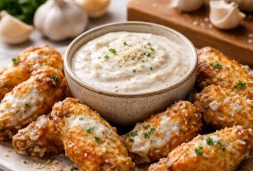 Creamy Garlic Parmesan Wing Sauce Recipe