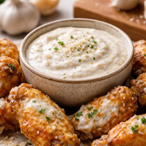 Creamy Garlic Parmesan Wing Sauce Recipe