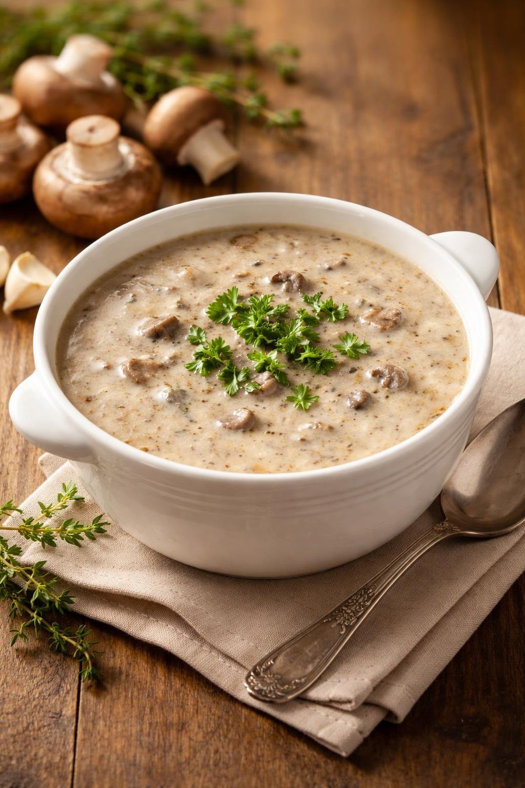 La Madeleine Mushroom Soup 