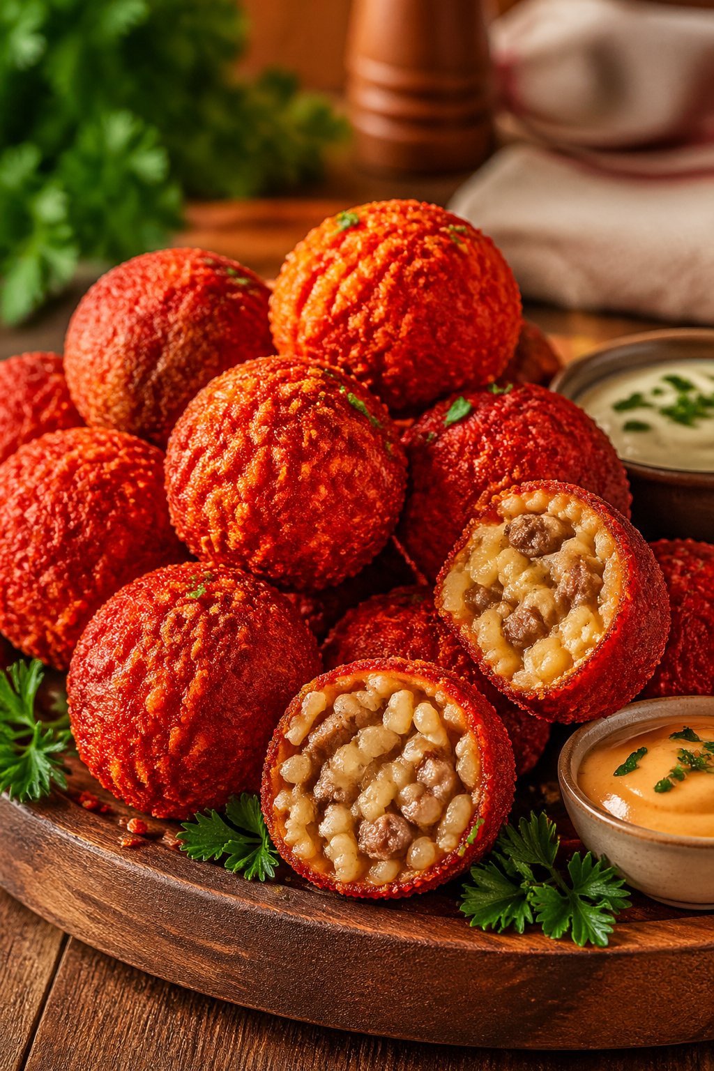 Hot Cheeto Boudin Balls