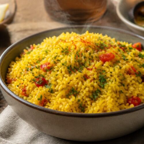 Cava Saffron Rice Recipe