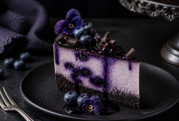Gothic Blueberry Cheesecake Recipe