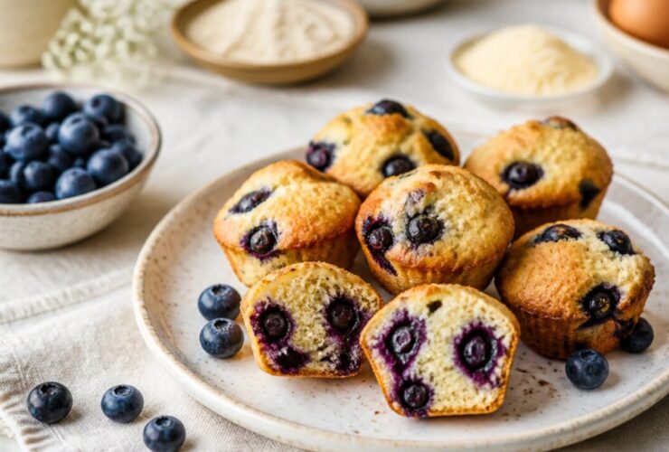 Keto Blueberry Mini Muffin Bites Recipe