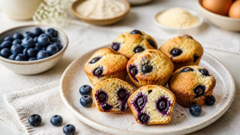 Keto Blueberry Mini Muffin Bites Recipe