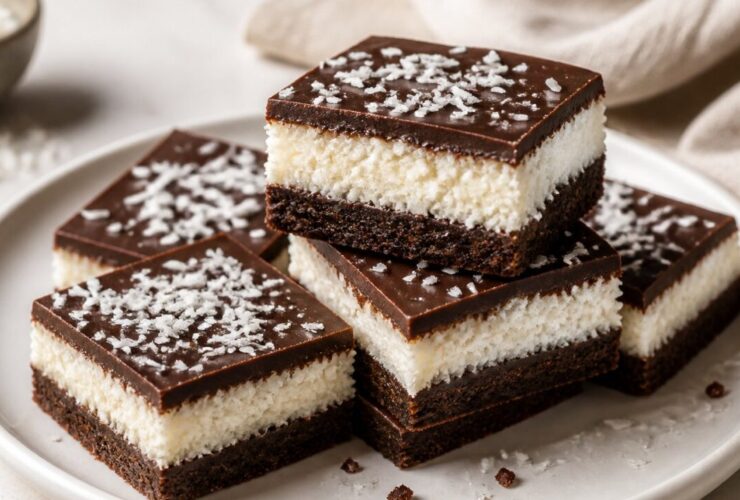 Keto Chocolate Coconut Bars Recipe