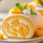 Mango Chantilly Swiss Roll Recipe