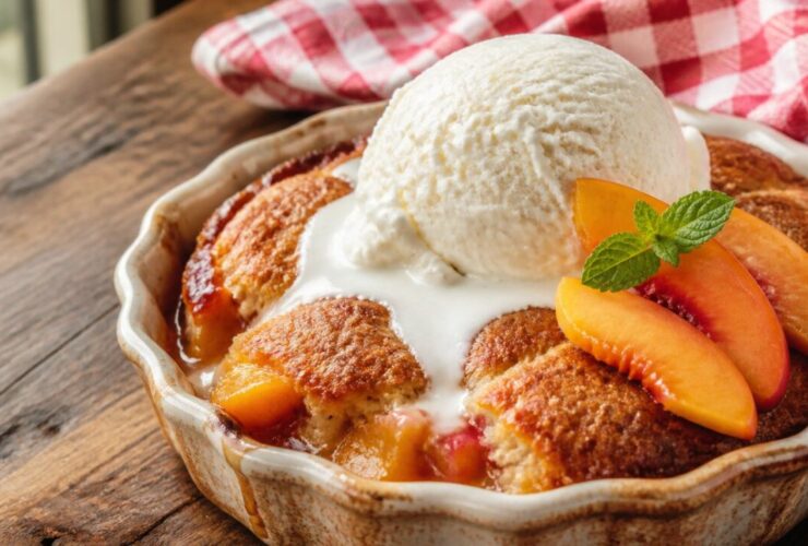 Mission Bbq Peggys Peach Cobbler Recipe