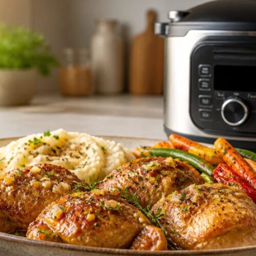 Ninja Foodi Possible Cooker Pro Garlic Chicken Recipe