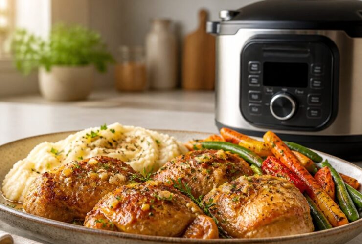 Ninja Foodi Possible Cooker Pro Garlic Chicken Recipe