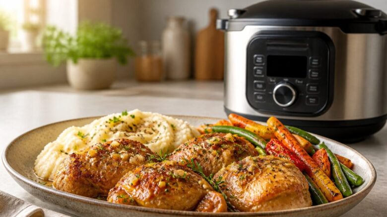 Ninja Foodi Possible Cooker Pro Garlic Chicken Recipe