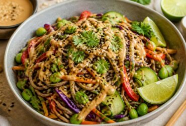 Peanut Soba Noodle Salad Recipe