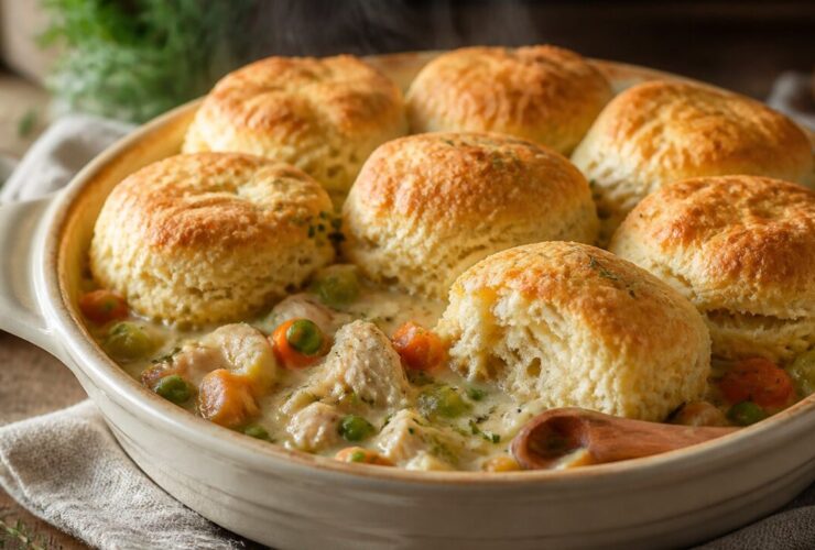 Pioneer Woman Chicken Pot Pie With Biscuits Recipe