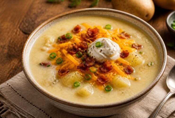 Saltgrass Style Baked Potato Soup Recipe