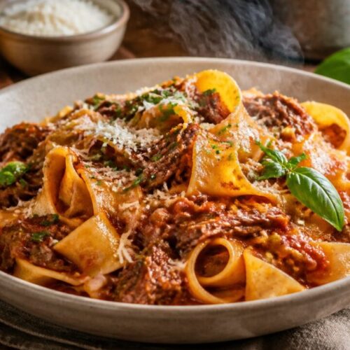 Slow Cooker Beef Ragu With Pappardelle Recipe