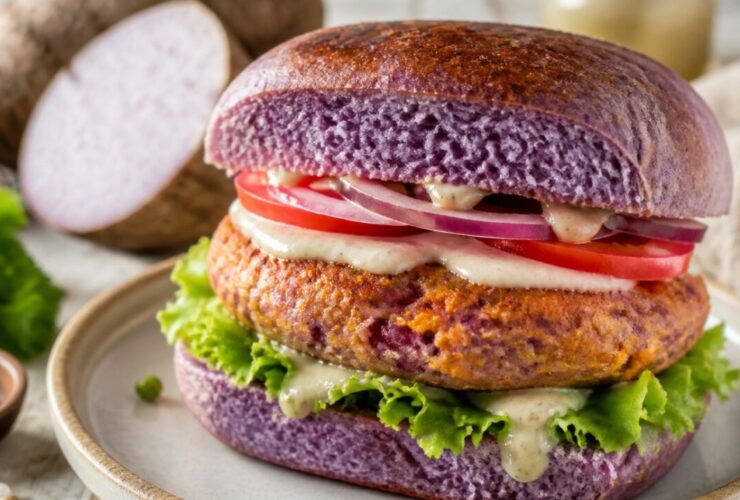 Taro Burger Recipe