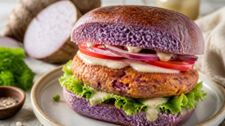 Taro Burger Recipe